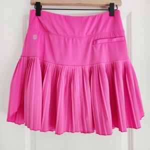 GG Blue Pink Pleated Tennis/Golf Skort